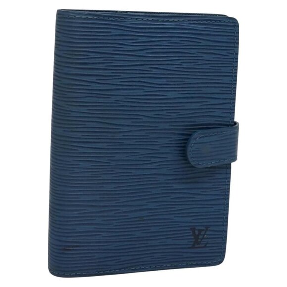 LOUIS VUITTON Epi Agenda PM Day Planner Cover Blue - Picture 1 of 16